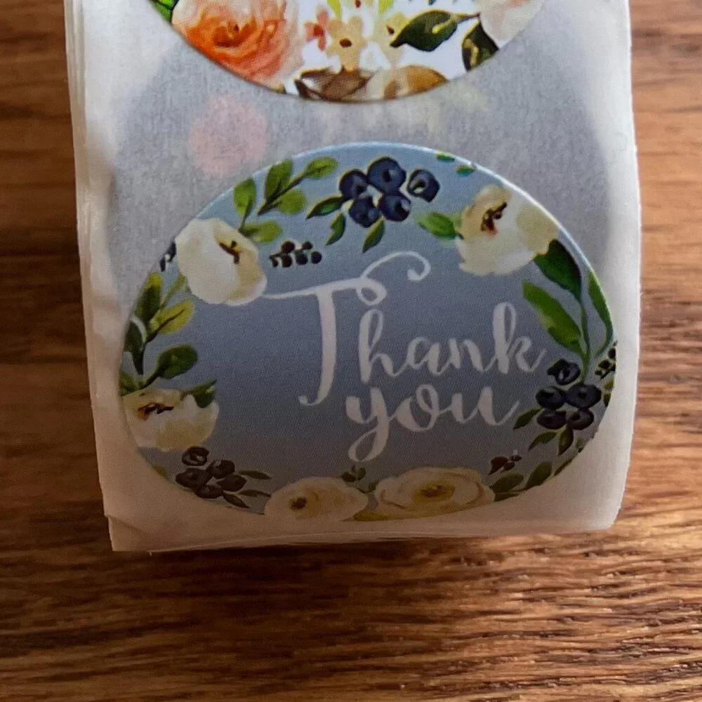 1500 Stickers - 3 x 500 THANK YOU self-a Stickers NEW TAX Write off